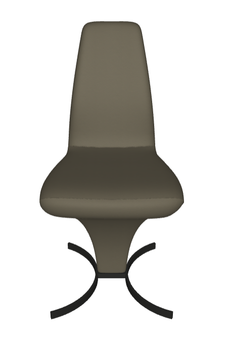 Sedia Betty Cattelan - struttura e base in acciaio e rivestimento in tessuto, synthetic nubuck, micro nubuck, pelle o ecopelle