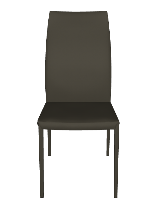 Sedia Norma Couture Cattelan - struttura in acciaio interamente rivestita in ecopelle, synthetic nubuck, micro nubuck o pelle