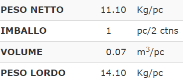Tavolo 071-DH01 Rossanese - struttura in polipropilene
