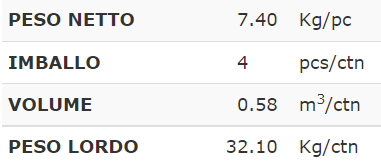 Sgabello 1903-RD02 Rossanese - struttura in metallo