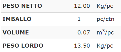 Tavolo 944-Z152 Rossanese - struttura in metallo