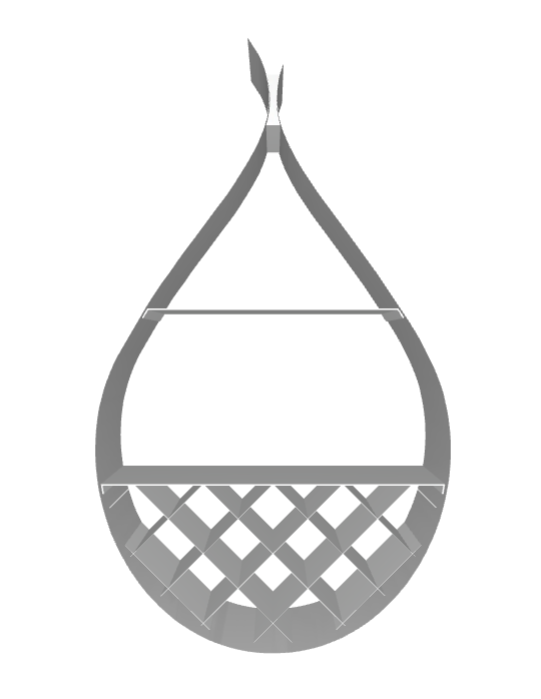 Libreria Drop Cattelan - struttura e ripiani in acciaio verniciato