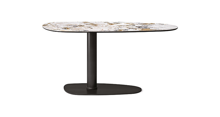 Tavolo Ipamena Keramik - base in acciaio e piano in ceramica