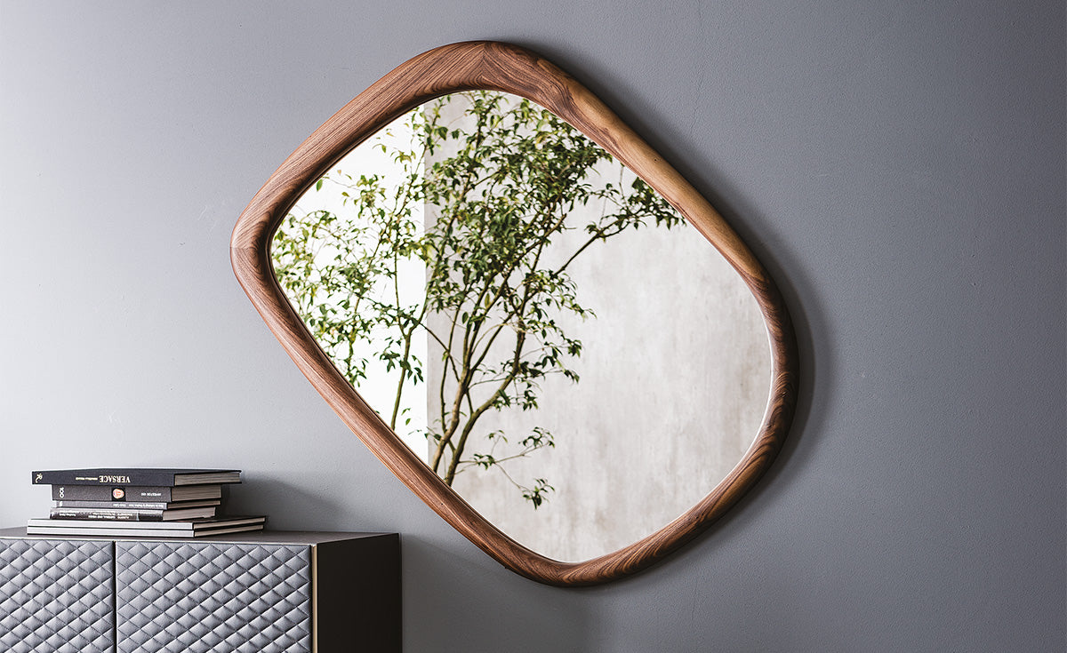 Specchio Janeiro Cattelan - specchio da parete con cornice in legno