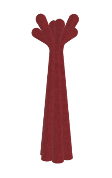 Appendiabiti Anemone Bonaldo - struttura in plastica oppure interamente rivestita in tessuto