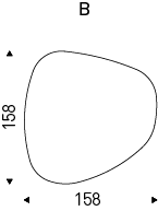 Tavolo Skyline Keramik Round Cattelan - base in acciaio e piano in ceramica