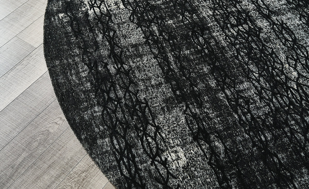 Tappeto Mumbai Cattelan - tessuto in cotone e ciniglia a rilievo