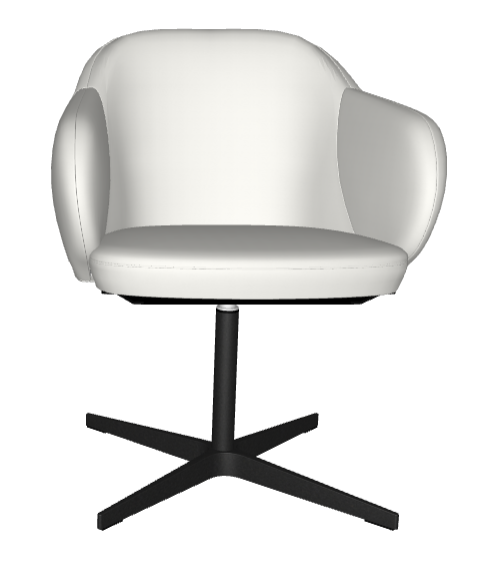 Sedia Bombè X Cattelan - base in acciaio, seduta e schienale in tessuto, synthetic nubuck, ecopelle  o pelle