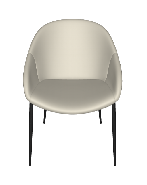 Sedia Camilla ML Cattelan - struttura in acciaio e rivestimento in tessuto, synthetic nubuck, micro nubuck, ecopelle o pelle