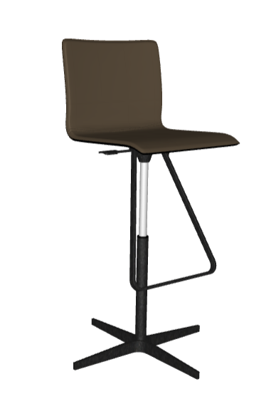 Sgabello Toto X Cattelan - sgabello ultraleggero regolabile in altezza e girevole