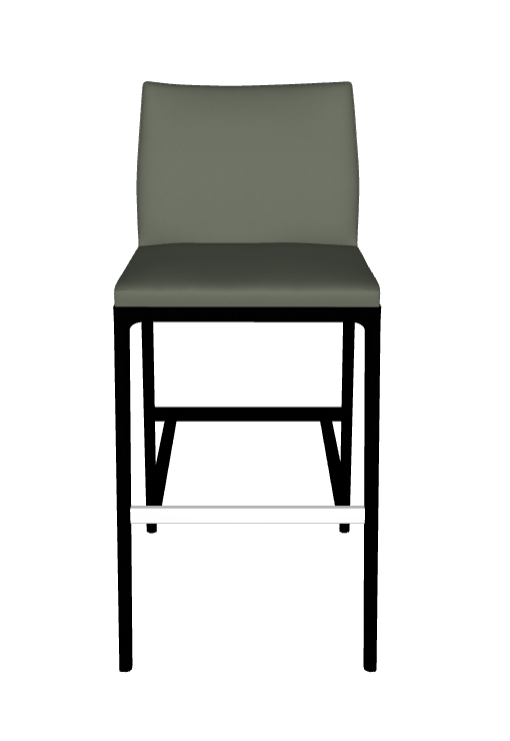 Sgabello Arcadia Couture Cattelan - struttura in legno e rivestimento in ecopelle o pelle