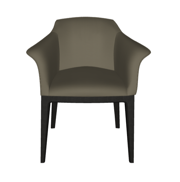 Sedia Musa Cattelan - struttuta in legno e rivestimento in tessuto, synthetic nubuck, micro nubuck, ecopelle o pelle