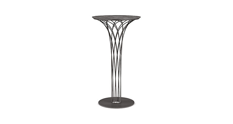 Tavolo Nido Keramik Bistrot -base in acciaio e piano in marmo (versione A)