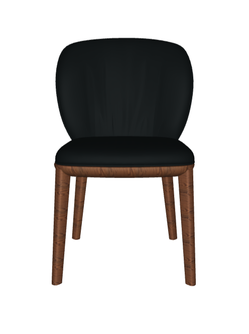 Sedia Chrishell Cattelan - struttura in legno e rivestimento in tessuto, synthetic nubuck, micro nubuck, ecopelle o pelle