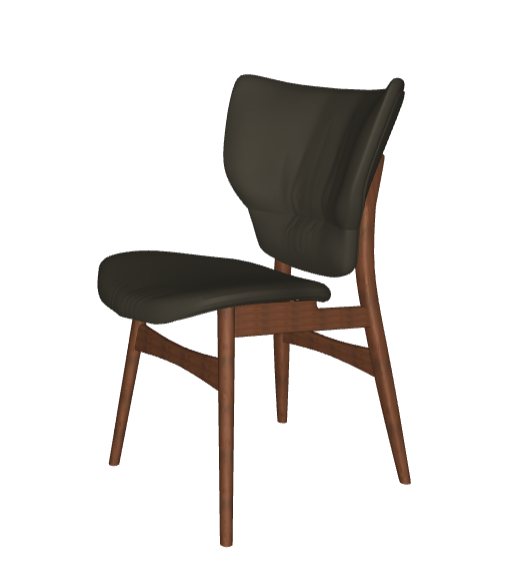 Sedia Dumbo Cattelan - struttura in legno e rivestimento in tessuto, ecopelle, synthetic nubuck o pelle