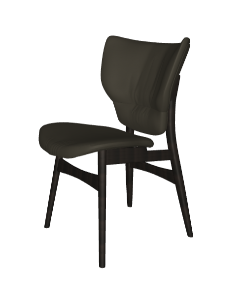 Sedia Dumbo Cattelan - struttura in legno e rivestimento in tessuto, ecopelle, synthetic nubuck o pelle