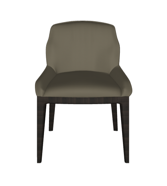 Sedia Musa Cattelan - struttuta in legno e rivestimento in tessuto, synthetic nubuck, micro nubuck, ecopelle o pelle