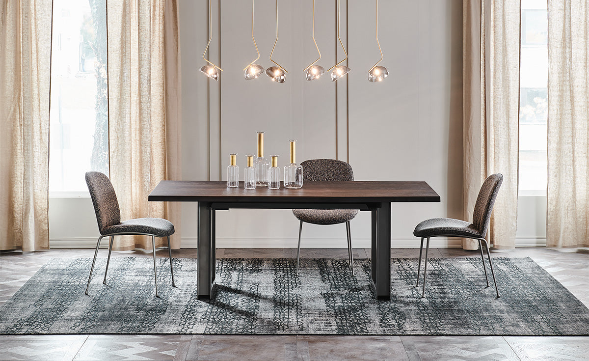 Tavolo Sigma Drive Cattelan - base in metallo e piano in legno