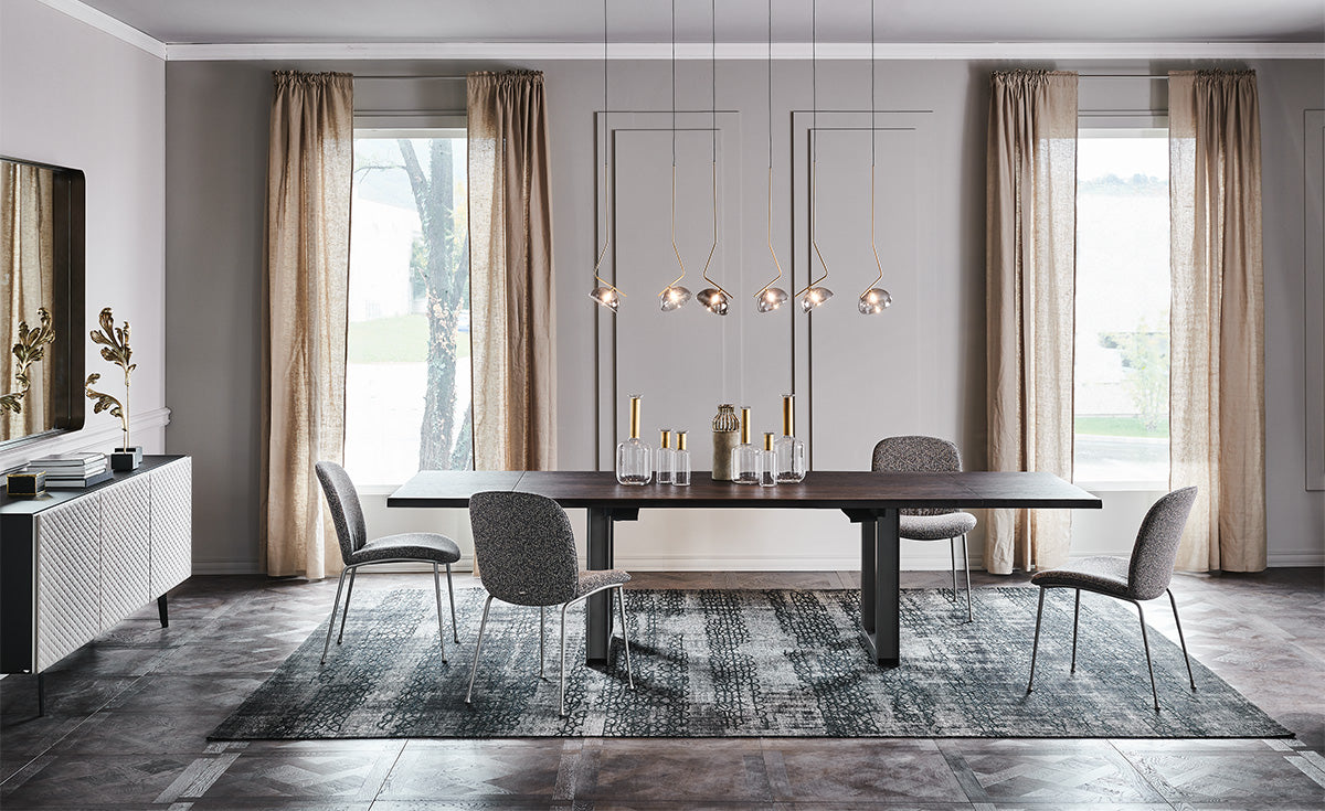 Tavolo Sigma Drive Cattelan - base in metallo e piano in legno