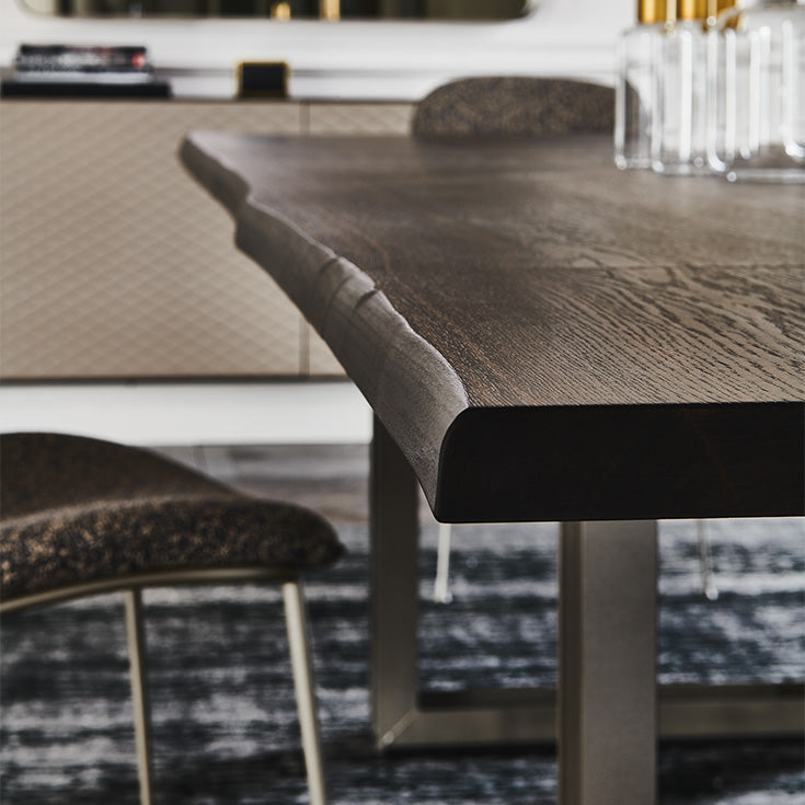 Tavolo Sigma Drive Cattelan - base in metallo e piano in legno