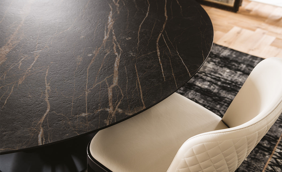 Tavolo Soho Keramik Cattelan - base in acciaio e piano in ceramica