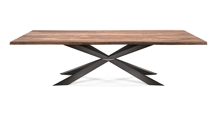 Tavolo Spyder Wood Cattelan - base in acciaio e piano in legno (versione S)