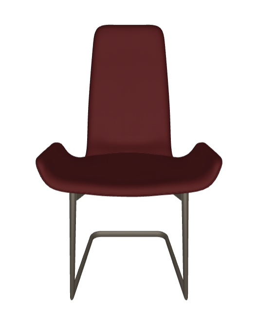 Sedia Flamingo Cantilever Cattelan - struttura in acciaio e rivestimento in tessuto, synthetic nubuck, micro nubuck, ecopelle o pelle