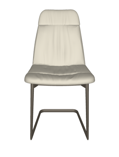 Sedia Kelly Cantilever Cattelan - struttura in acciaio e rivestimento in tessuto, synthetic nubuck, micro nubuck, ecopelle o pelle